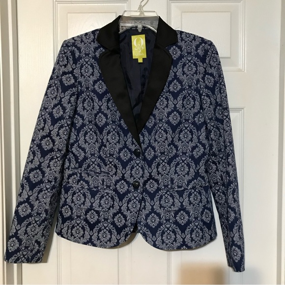 QMack Brocade Floral Tuxedo Blazer - Picture 2 of 6